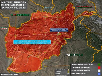 Military Situation In Afghanistan On January 2, 2022 (Map Update)