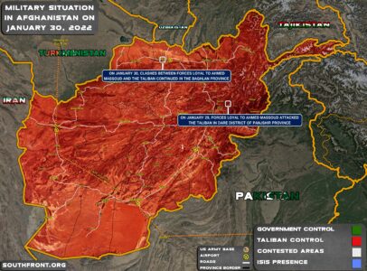 Military Situation In Afghanistan On January 30, 2022 (Map Update)