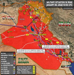 Military Situation In Iraq On January 30, 2022 (Map Update)