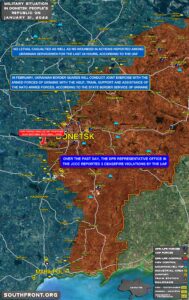 Military Situation In Eastern Ukraine On January 31, 2022 (Map Update)