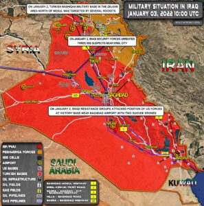 Military Situation In Iraq On January 3, 2022 (Map Update)