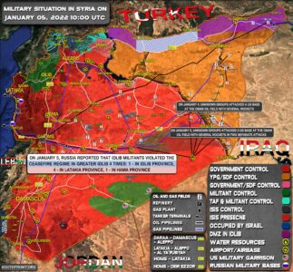 Military Situation In Syria On January 5, 2021 (Map Update)