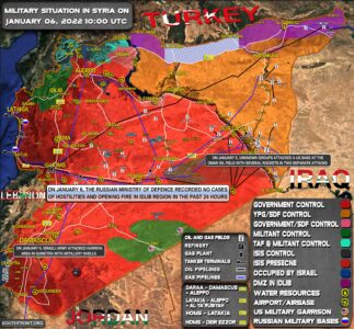 Military Situation In Syria On January 6, 2022 (Map Update)