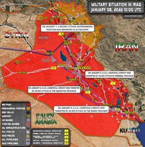 Military Situation In Iraq On January 8, 2022 (Map Update)