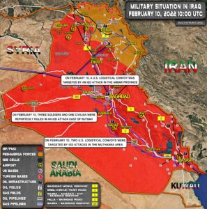 Military Situation In Iraq On February 10, 2022 (Map Update)