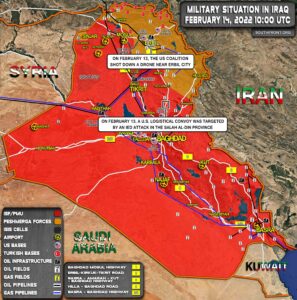 Military Situation In Iraq On February 14, 2022 (Map Update)