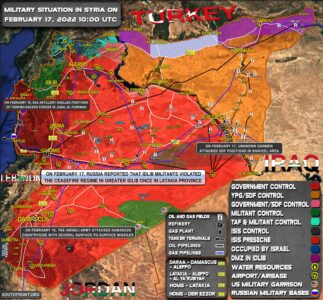 Military Situation In Syria On February 17, 2022 (Map Update)