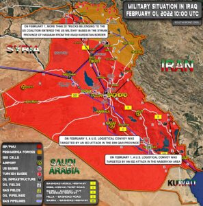 Military Situation In Iraq On February 1, 2022 (Map Update)