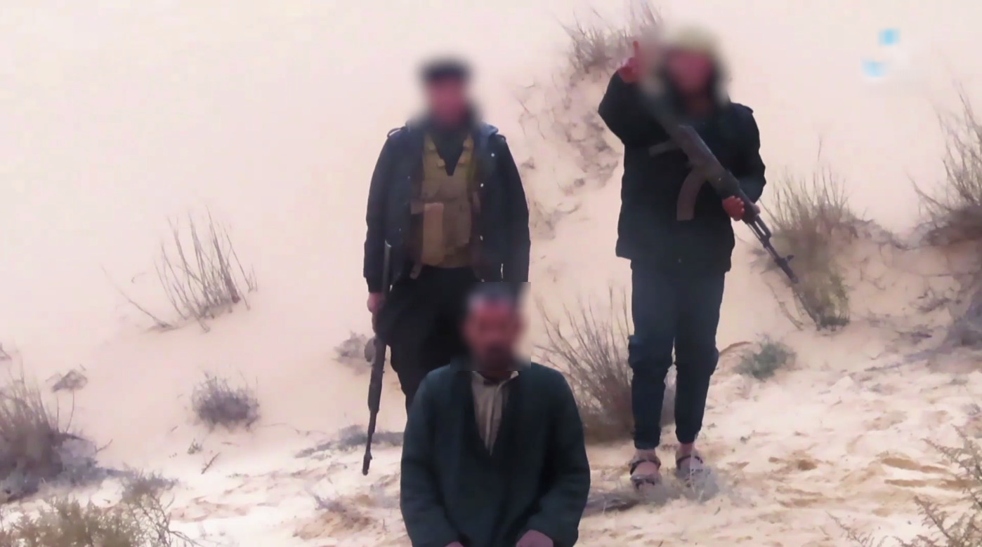 Sinai Insurgency: ISIS Terrorists Execute Alleged Egyptian Army Spy (Photos)