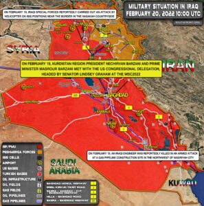 Military Situation In Iraq On February 20, 2022 (Map Update)