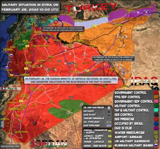 Military Situation In Syria On February 28, 2022 (Map Update)