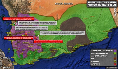 Military Situation In Yemen On February 28 (Map Update)