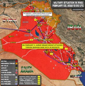 Military Situation In Iraq On February 3, 2022 (Map Update)