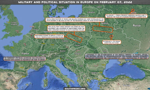 Military And Political Situation In Europe On February 7, 2022 (Map Update)