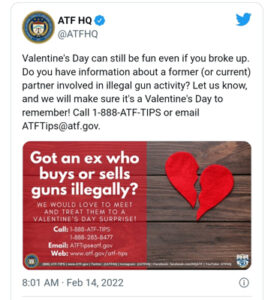 Feb 14th, US Illegal Arms Dealer Day