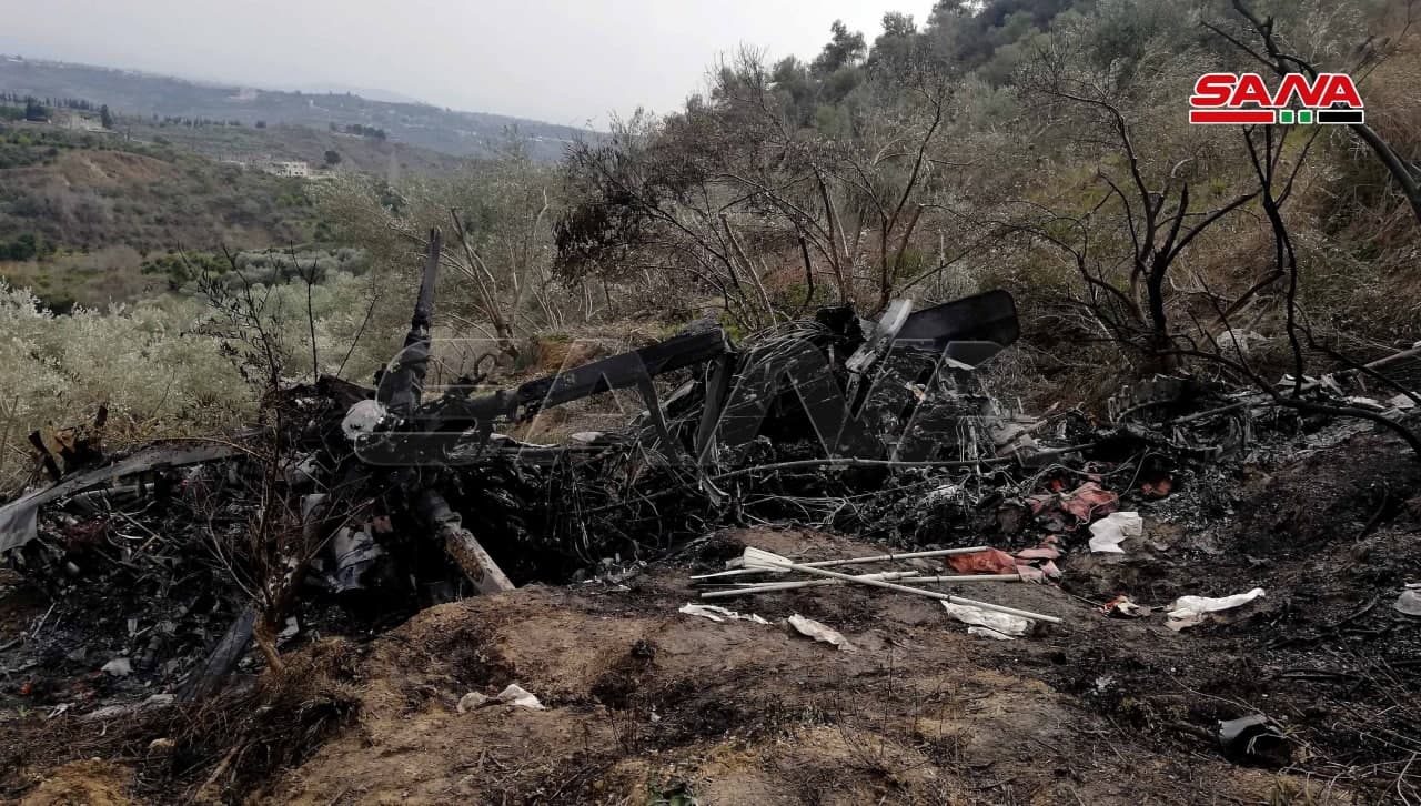 Syrian Military Helicopter Crash Leaves Five Pilots Dead Or Wounded (Photos)