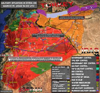 Military sItuation In Syria On March 19, 2022 (Map Update)