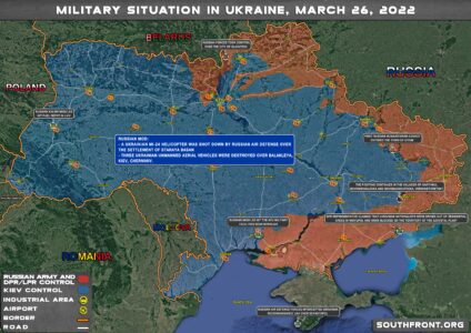 Military Situation In Ukraine On March 26, 2022 (Map Update)