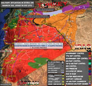 Military Situation In Syria On March 2, 2022 (Map Update)