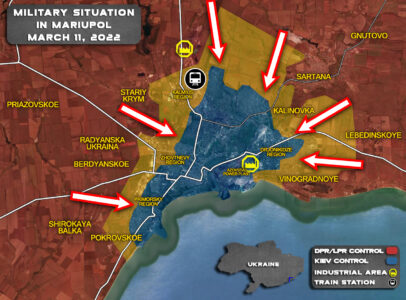 Military Situation In Mariupol On March 11, 2022 (Map Update)