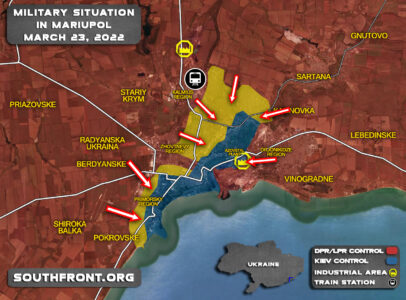 Military Situation In Mariupol On March 23, 2022 (Map Update)