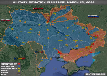 Military Situation In Ukraine On March 23, 2022 (Map Update)