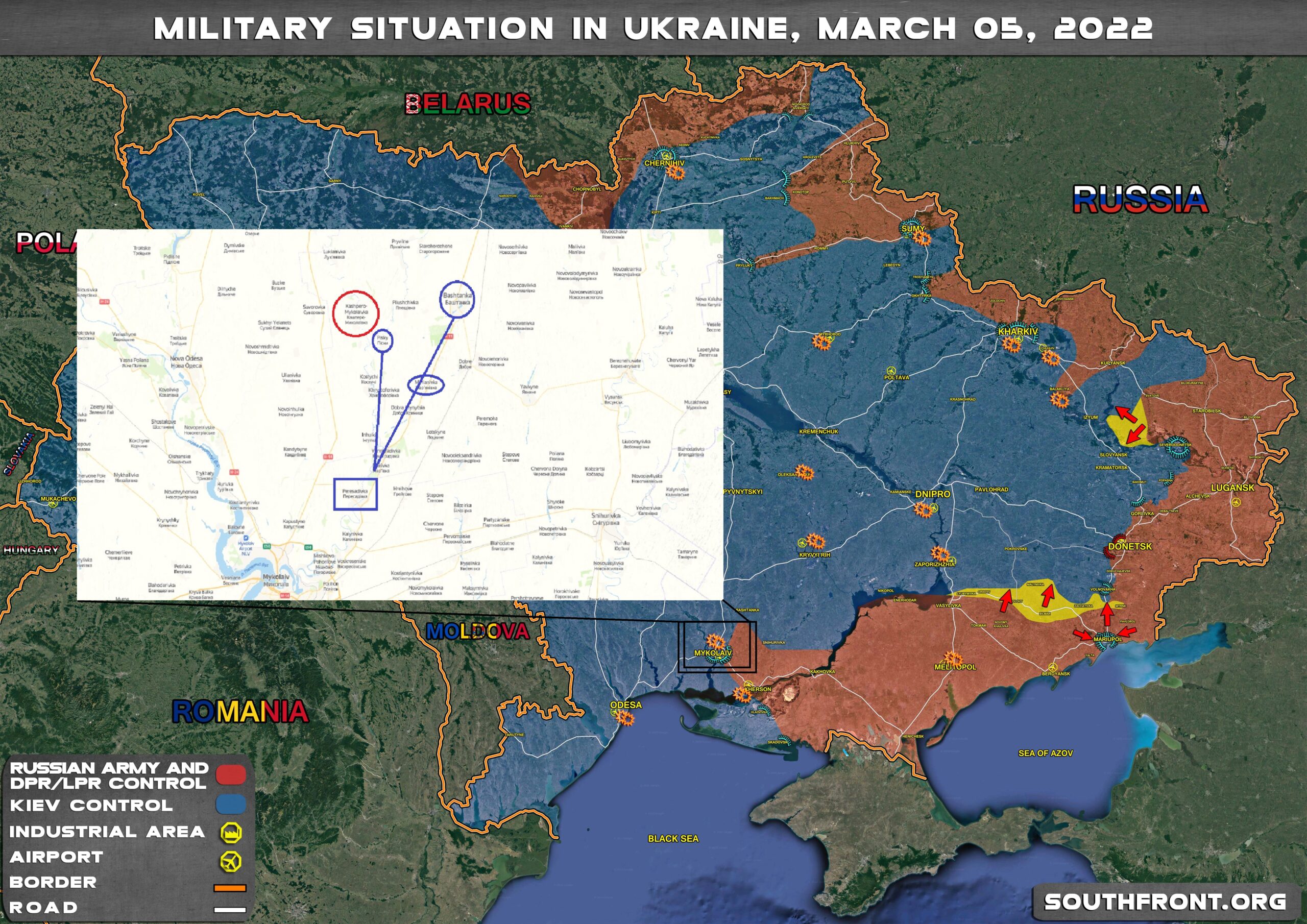 Russian Units Abandoned Few Settlements Near Mykolaiv