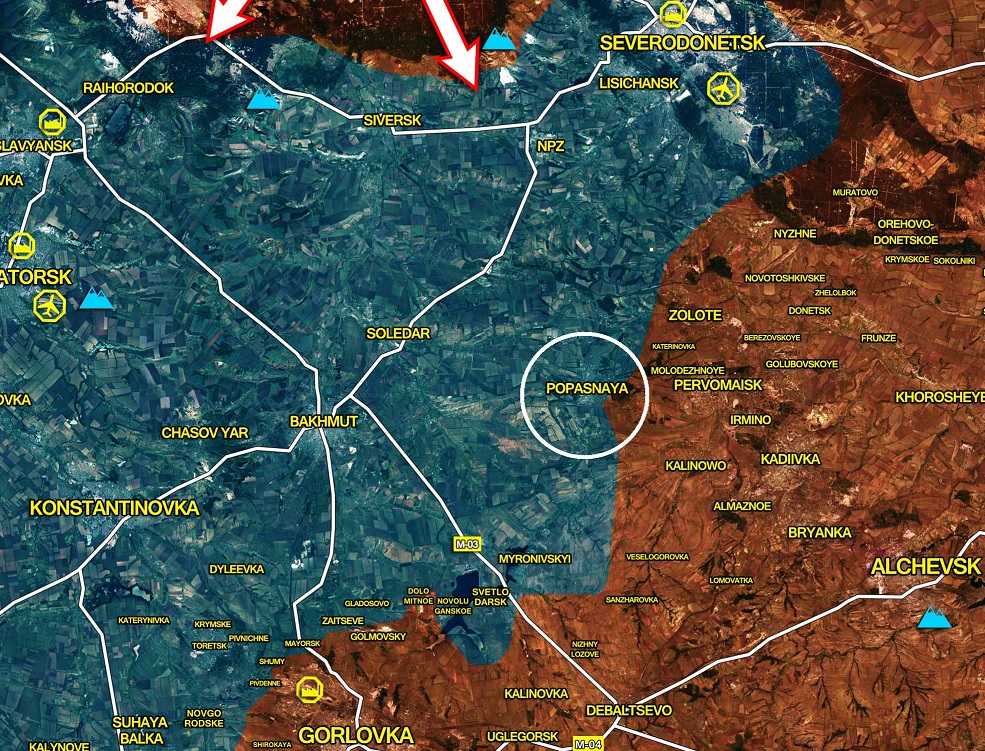 Russian And L/DNR Movements North of Volnovakha In March 12 Afternoon - March 13 Morning (Map)