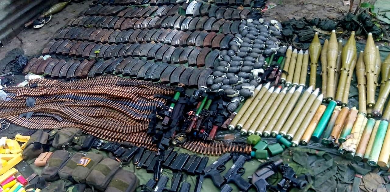 ISIS Shares Photos Showing Loads Of Weapons Captured From Mozambican Army