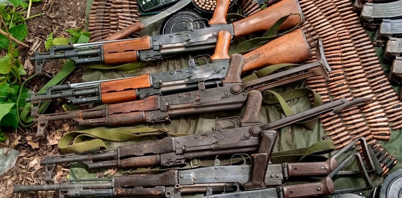 ISIS Shares Photos Showing Loads Of Weapons Captured From Mozambican Army