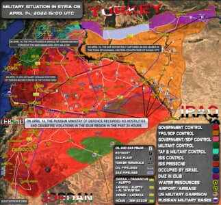 Military Situation In Syria On April 14, 2022 (Map Update)