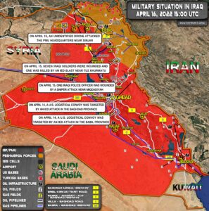 Military Situation In Iraq On April 16, 2022 (Map Update)