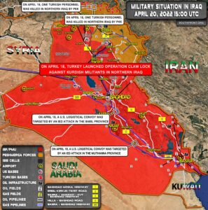 Military Situation In Iraq On April 20, 2022 (Map Update)