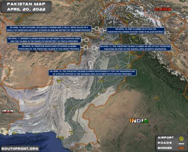 Military Situation In Pakistan On April 20, 2022 (Map Update)