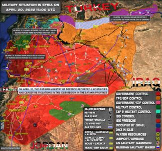 Military Situation In Syria On April 20, 2022 (Map Update)