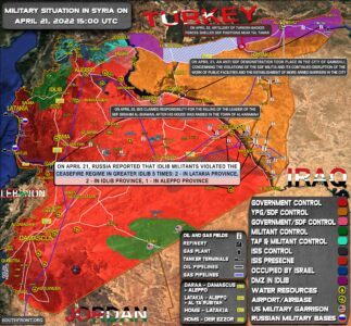 Military Situation In Syria On April 21, 2022 (Map Update)