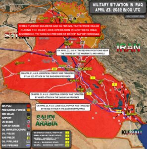 Military Situation In Iraq On April 23, 2022 (Map Update)