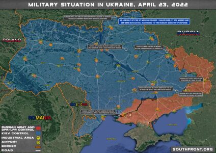 Military Situation In Ukraine On April 23, 2022 (Map Update)