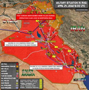 Military Situation In Iraq On April 24, 2022 (Map Update)