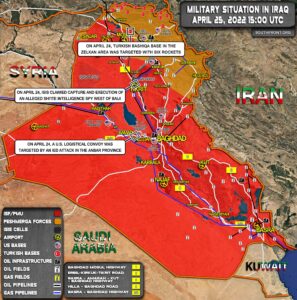 Military Situation In Iraq On April 25, 2022 (Map Update)