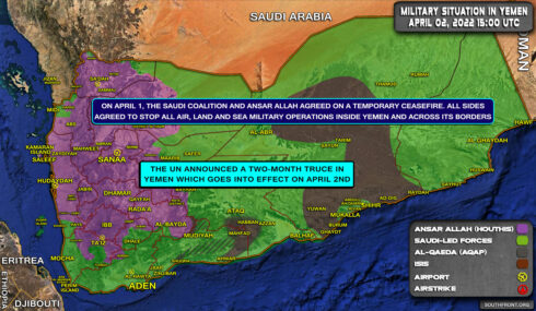 Military Situation In Yemen On March 2, 2022 (Map Update)