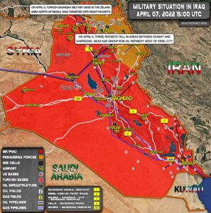 Military Situation In Iraq On April 7, 2022 (Map Update)