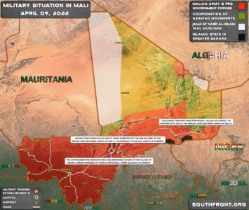 Military Situation In Mali On April 9, 2022 (Map Update)