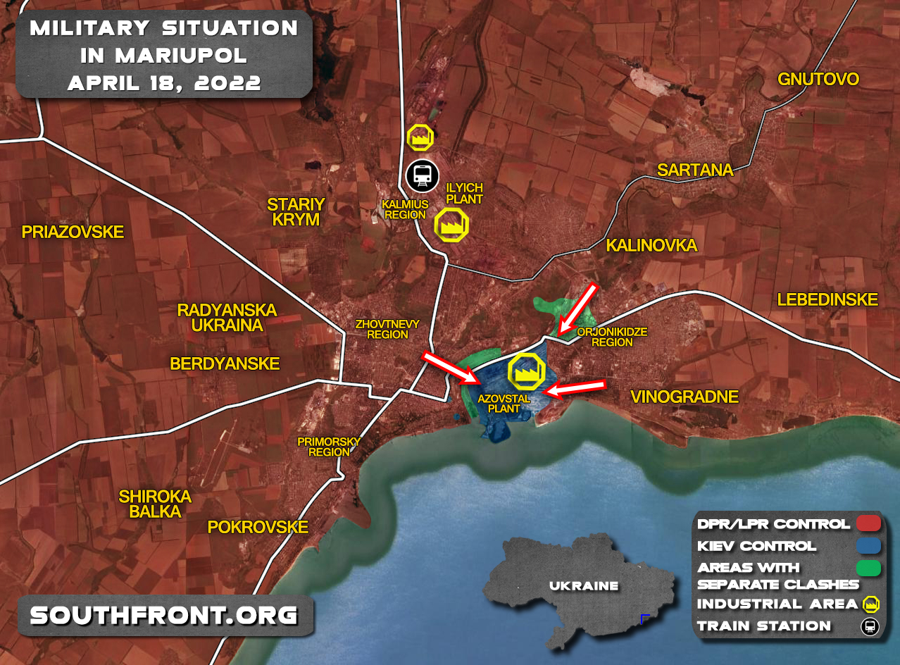 Military Situation In Mariupol On April 17, 2022 (Map Update)