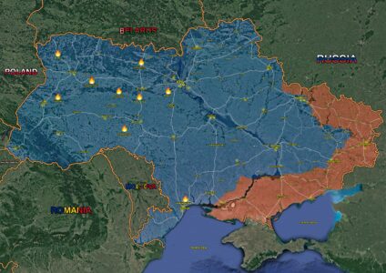 Ukrainian Railway Power Substations Hit By Russian Missiles (Map Update)