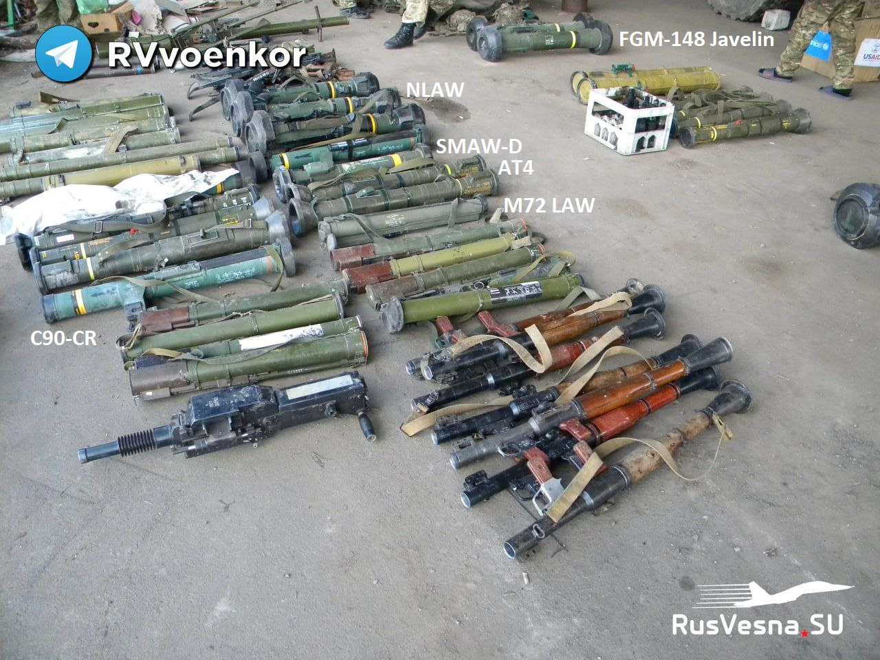 Russian Army Continues To Capture Western-Made Anti-Tank Weapons (Photos)