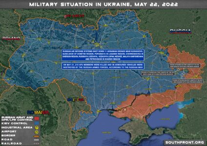 Military Situation In Ukraine On May 22, 2022 (Map Update)