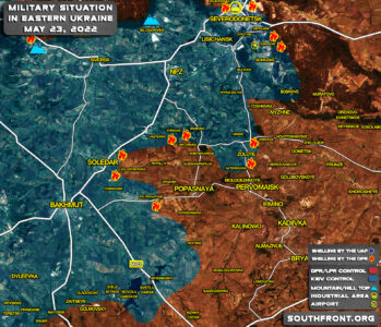 Military Situation In Eastern Ukraine, Popasnaya Area On May 23, 2022 (Map Update)