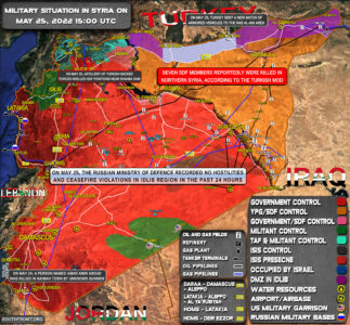 Military Situation In Syria On May 25, 2022 (Map Update)