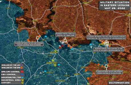 Military Situation In Eastern Ukraine, Izyum-Severodonetsk Region, On May 28, 2022 (Map Update)